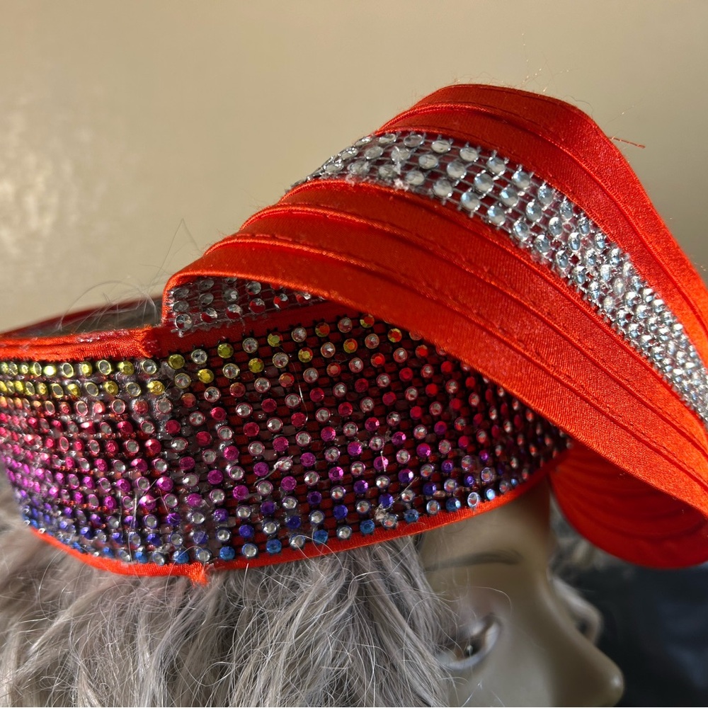 Red Rhinestone Embellished Headband - Picture 4 of 4